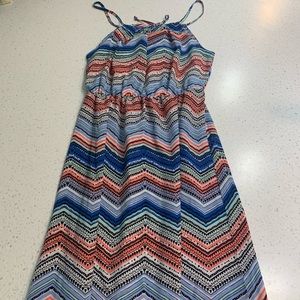 Derek Heart chevron stripe maxi dress